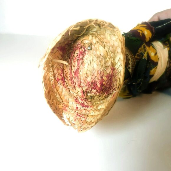 Jamaican Caribbean Calypso Handmade Folk Art Ethnic Souvenir Plush Doll - Picture 6 of 6